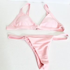 NWT Yeezim Light Pink Triangle Bikini (Small)